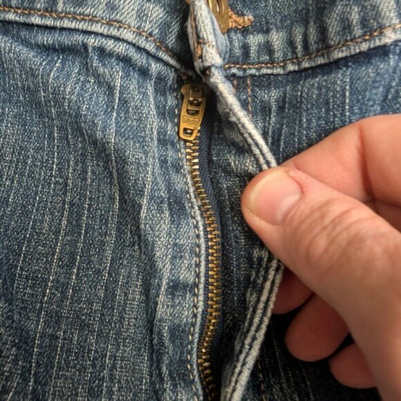 Levi's 559 Jeans Relaxed Straight Denim Cotton Men's Size 36x30 Distressed Blue - Picture 6 of 13